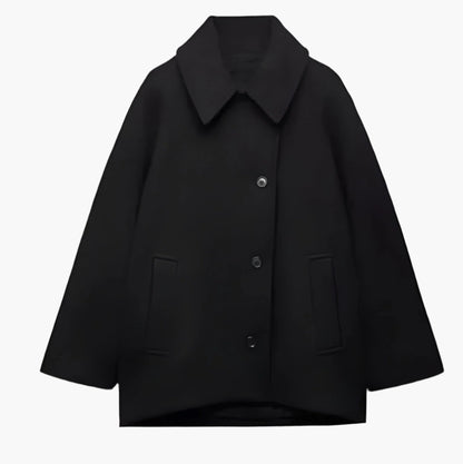 Cappotto Oversize Boxy Fit da Donna – Look Autunnale e Invernale alla Moda per Outfit Urbani e di Tendenza