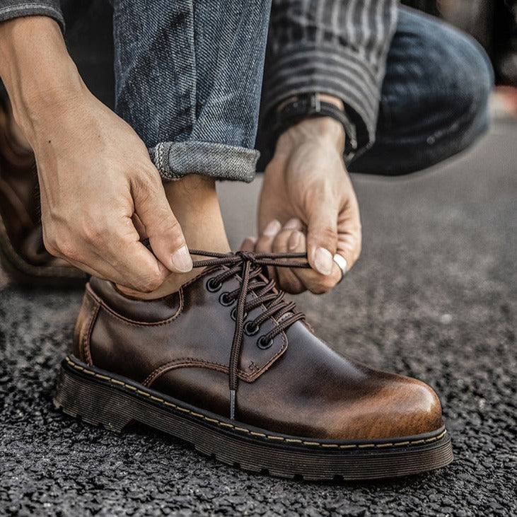 Zapatos de cordones para hombre clásicos para ocio y negocios – Cómodos todoterreno