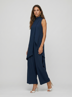 Sara | Mouwloze tweedelige set met col voor dames