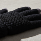 Gebreide touchscreen-handschoenen met voering
