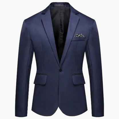 Giacca da uomo moderna monopetto con un bottone per lavoro e occasioni festive – Blazer Slim Fit