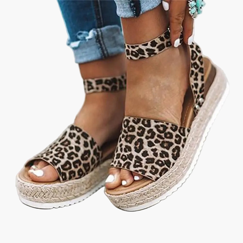 Damen Sommer Plateau Keilsandalen – Modische Espadrille Sandalen für Alltag & Urlaub