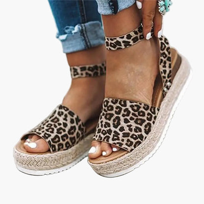 Damen Sommer Plateau Keilsandalen – Modische Espadrille Sandalen für Alltag & Urlaub