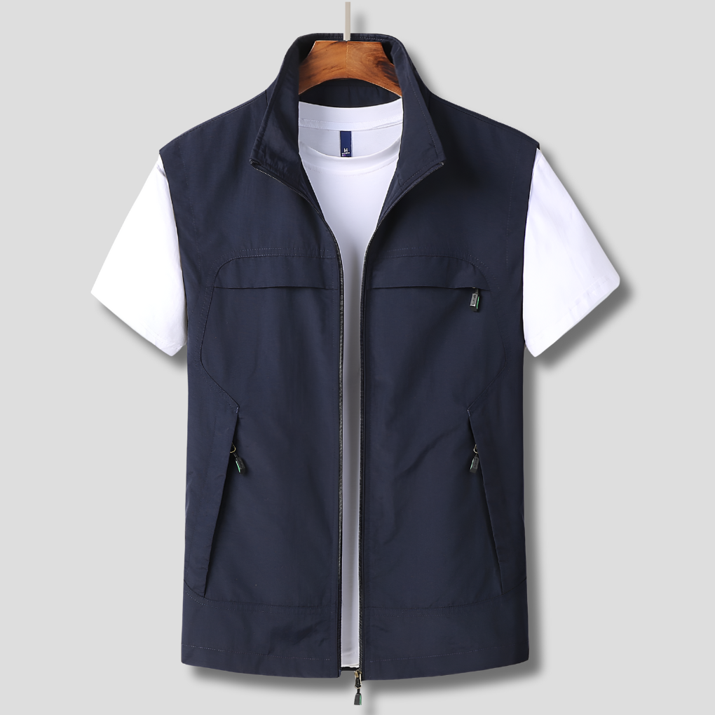 Gilet met zakken voor heren