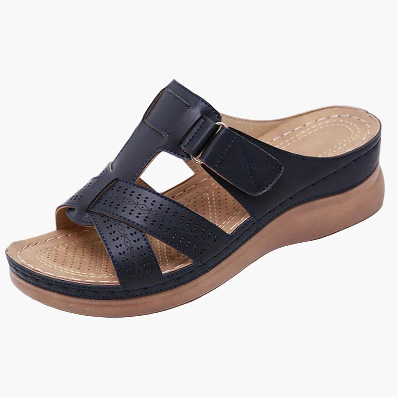 Sandali Donna Confortevoli con Zeppa e Design Slip-On – Perfetti per Quotidiano e Tempo Libero
