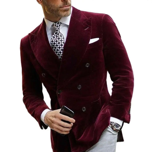 Saco cruzado para hombre en estilo business y fiesta – Look elegante para ocasiones especiales
