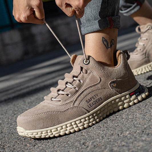 Zapatillas de seguridad ortopédicas para hombre para trabajo y tiempo libre – Antideslizantes y resistentes a perforaciones