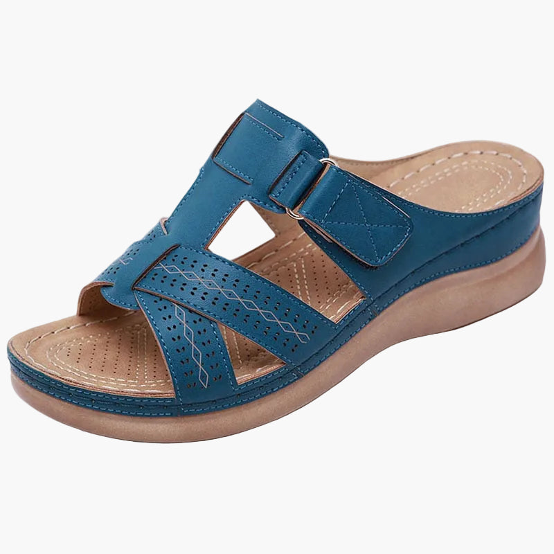 Sandali Donna Confortevoli con Zeppa e Design Slip-On – Perfetti per Quotidiano e Tempo Libero