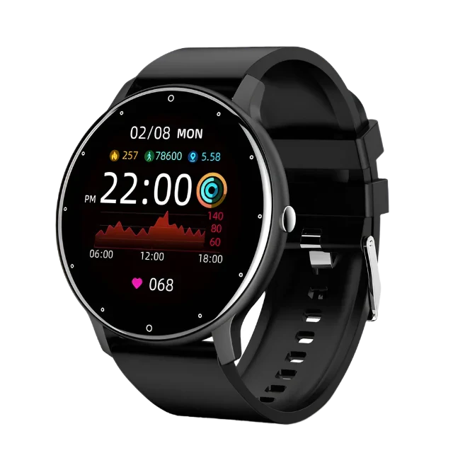 Philip – Unisex vandtæt smartwatch med fitness-tracker og pulsmåler