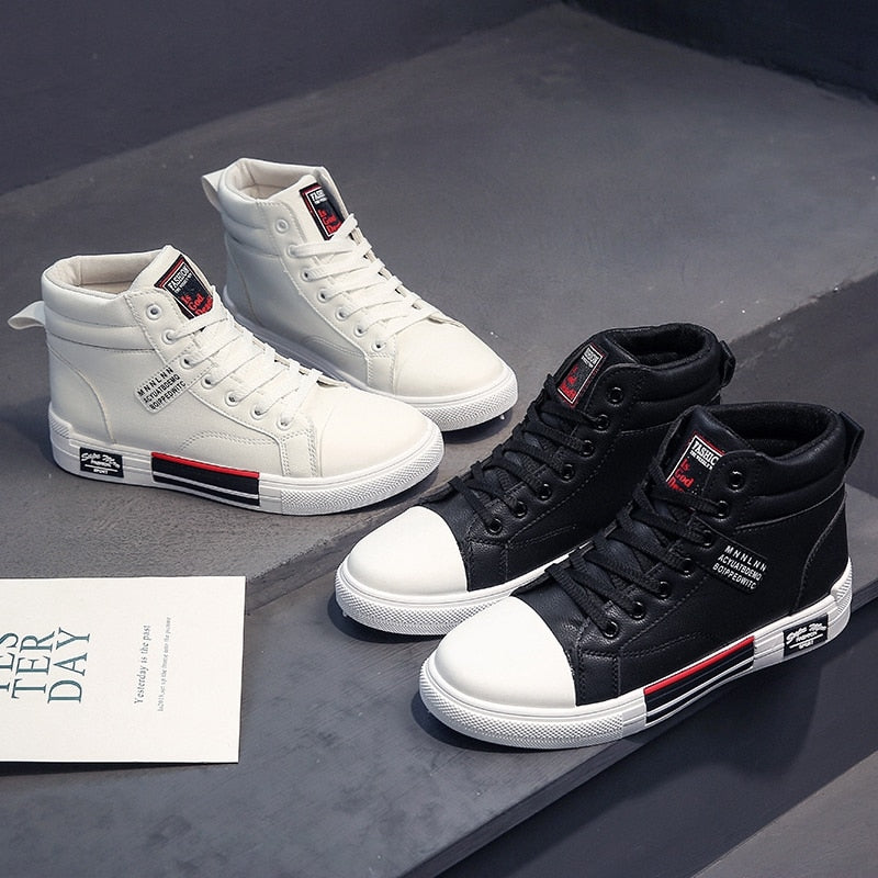 Zapatillas altas de moda para hombre – Calzado casual de moda para otoño e invierno