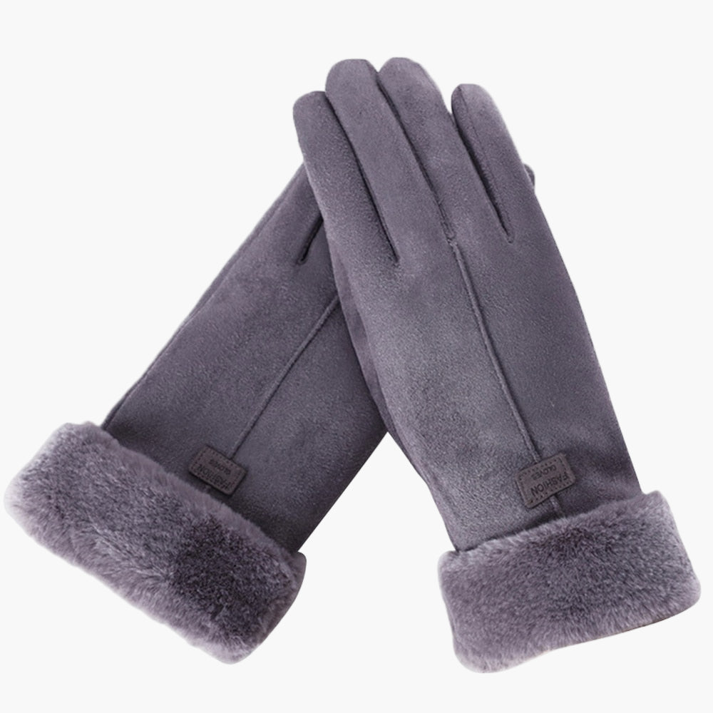 Dames winterhandschoenen met fleece voering – Touchscreen & waterdicht – Stijlvolle thermohandschoenen voor koude dagen