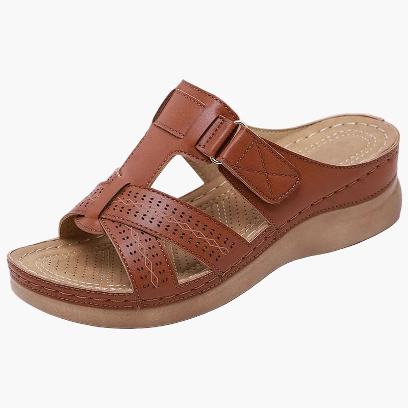 Sandali Donna Confortevoli con Zeppa e Design Slip-On – Perfetti per Quotidiano e Tempo Libero