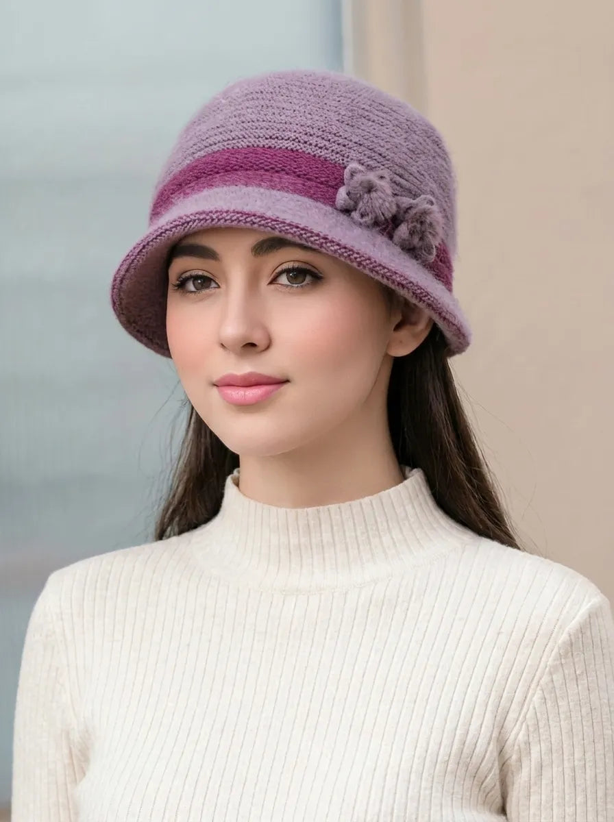 Gebreide wintermuts voor dames