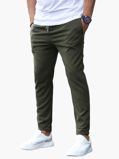 Herrarnas joggingbyxor slim fit – Sportigt eleganta fritidsbyxor för vardag & streetwear