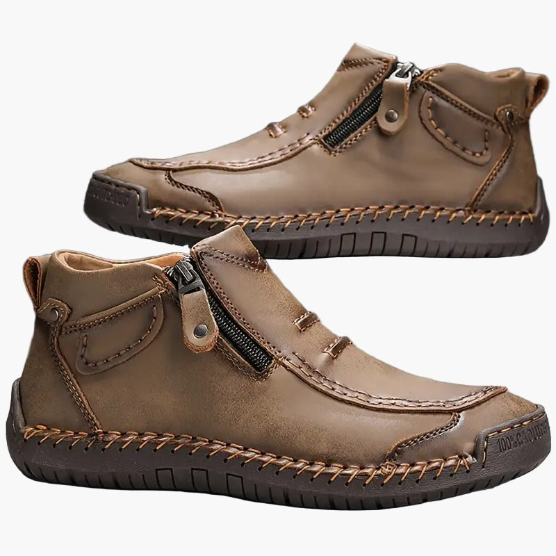 Herre komfort sneakers i casual stil med ergonomisk design og lynlås – Ideelle til hverdag og fritid
