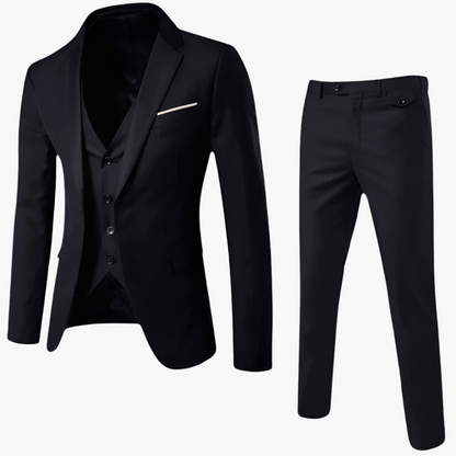 Heren business 3-delig pak – Elegante driedelige set voor bruiloft & kantoor