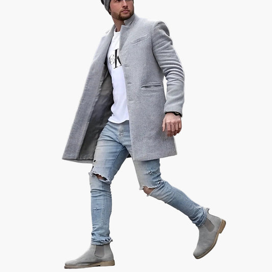 Abrigo para hombre – Look urbano moderno para oficina y ocio, estilo elegante urbano