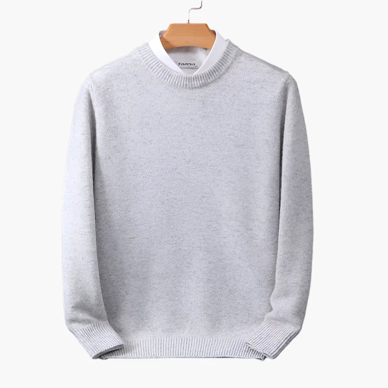 Jersey con cuello para hombre – Look clásico de negocios, fino y elegante, ideal para oficina y día a día