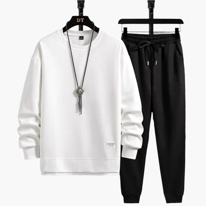 Completo Tuta da Uomo – Outfit Casual Moderno con Felpa e Pantaloni da Jogging – Perfetto per Quotidiano e Relax
