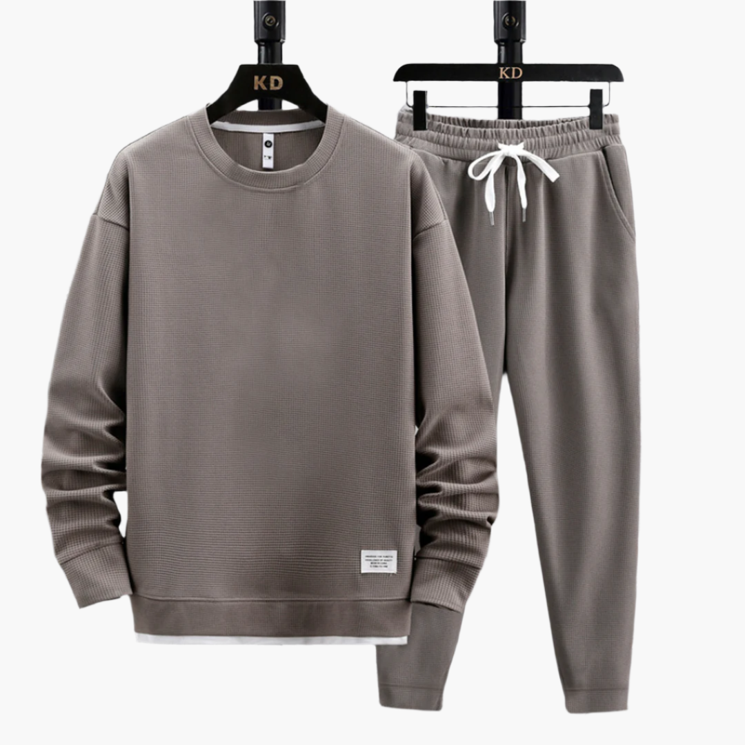 Completo Tuta da Uomo – Outfit Casual Moderno con Felpa e Pantaloni da Jogging – Perfetto per Quotidiano e Relax