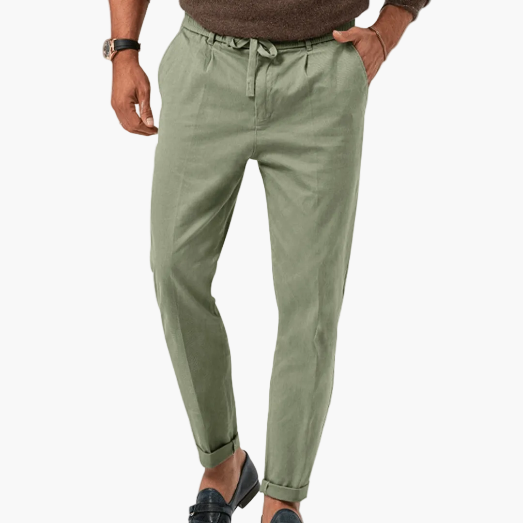 Herren Freizeithose mit Kordelzug – Eleganter Business & Casual Look