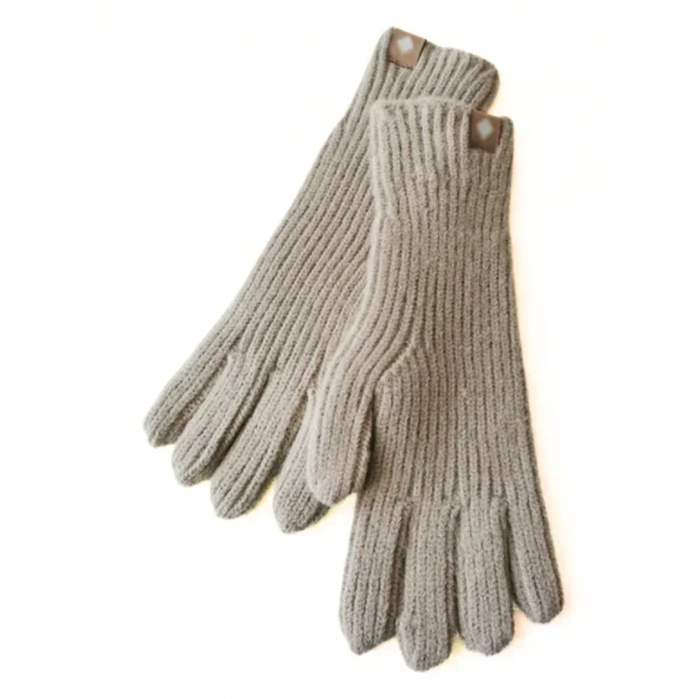 Gebreide touchscreen-handschoenen voor dames