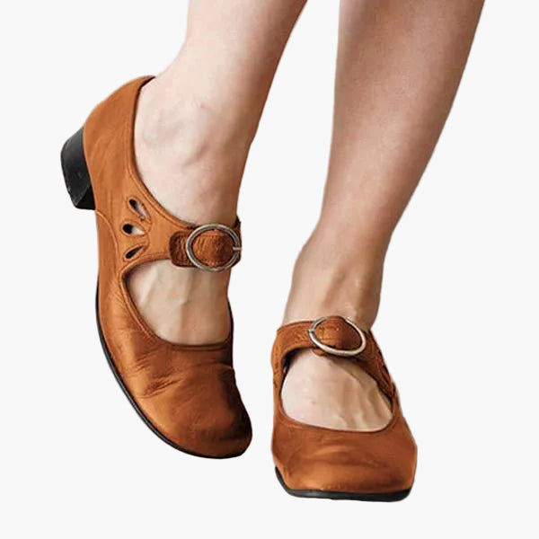 Damen Mary Jane Pumps mit niedrigem Absatz – Elegante und bequeme Schuhe für Alltag & Büro