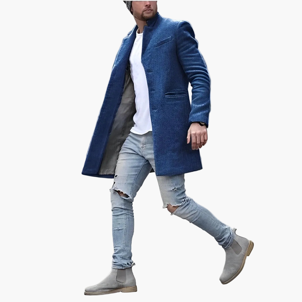 Manteau homme – Look urbain moderne pour bureau & loisirs, style élégant citadin