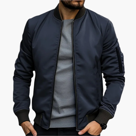 Chaqueta bomber de transición para hombre – Estilo urbano moderno y versatilidad para el día a día y el ocio