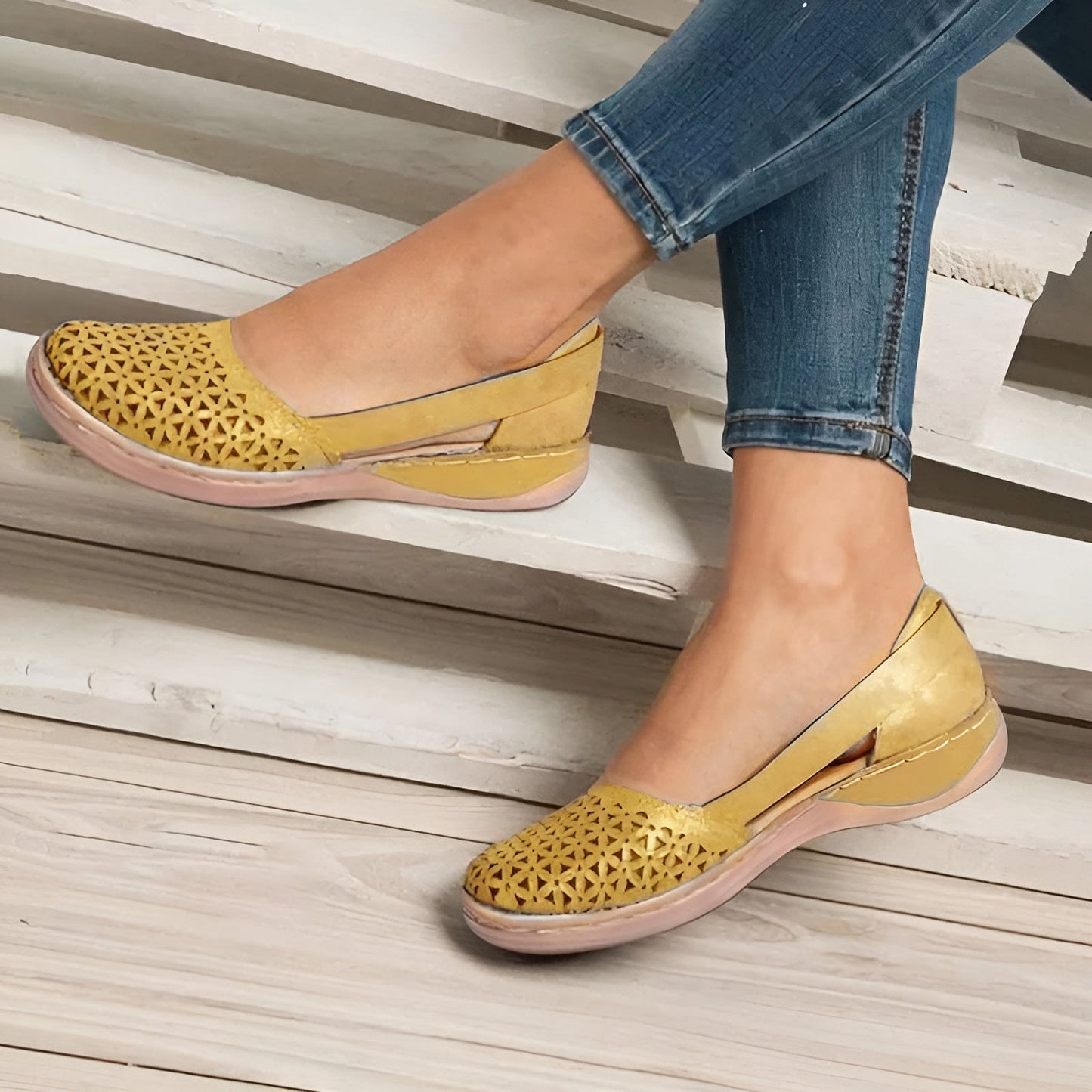 Dames Comfort Ballerina's met Orthopedische Ondersteuning – Elegante Schoenen voor Dagelijks Gebruik en Vrije Tijd