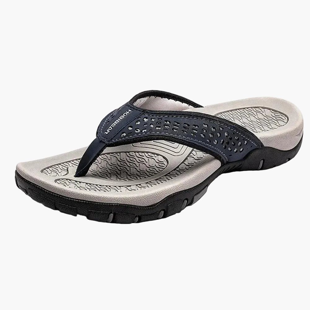 Herr Tåsandaler med fotvalvsstöd – Sportiga outdoor flip-flops för strand, vardag & fritid