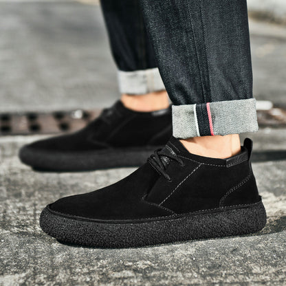 Zapatos casuales para hombre Mid-Top con cordones Estilo urbano para el día a día