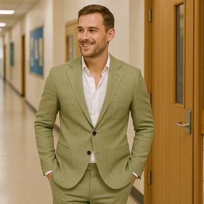 Abito slim fit da uomo stile moderno business e matrimonio