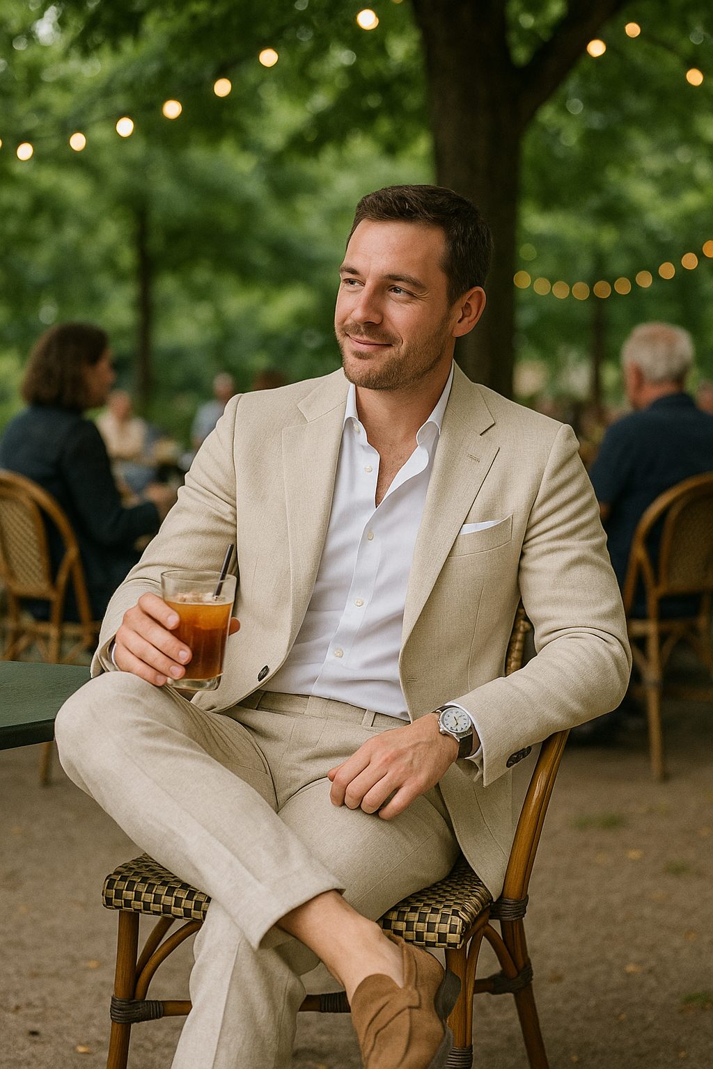 Abito slim fit da uomo stile moderno business e matrimonio