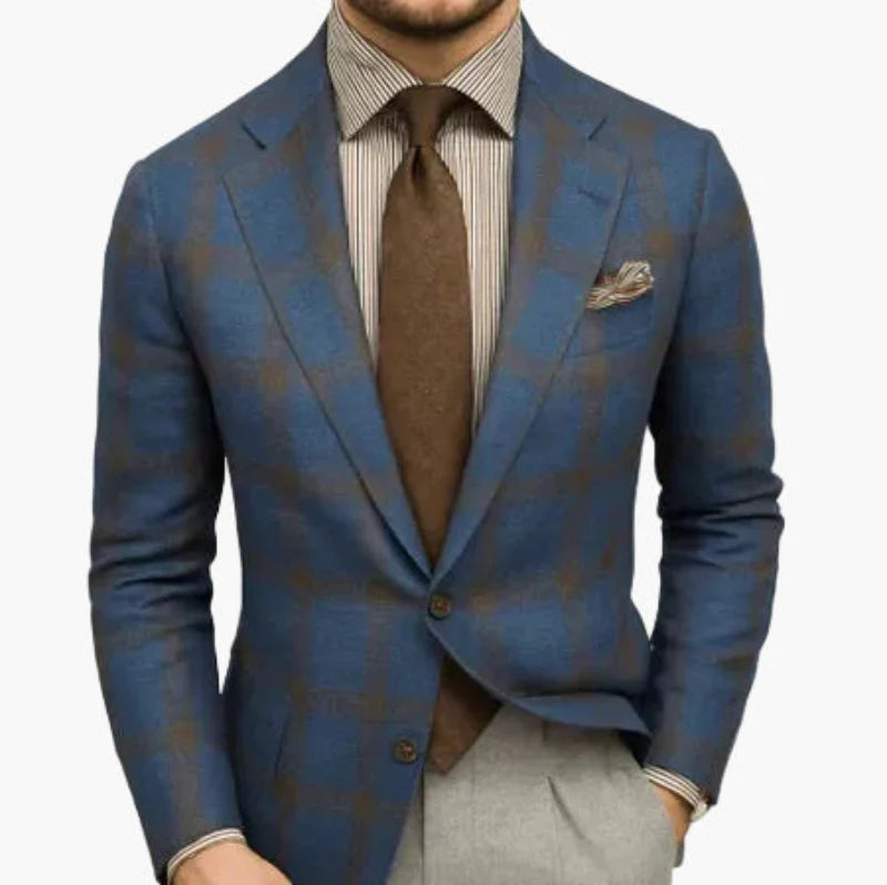 Herre Jakke Modern Fit til business og særlige lejligheder – Elegant blazer til kontor og fest