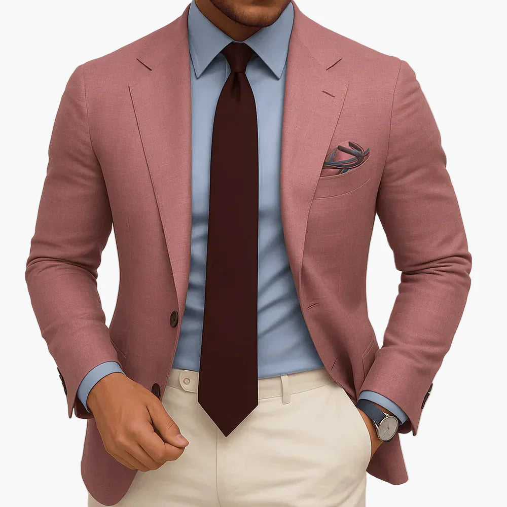 Herre Jakke Modern Fit til business og særlige lejligheder – Elegant blazer til kontor og fest