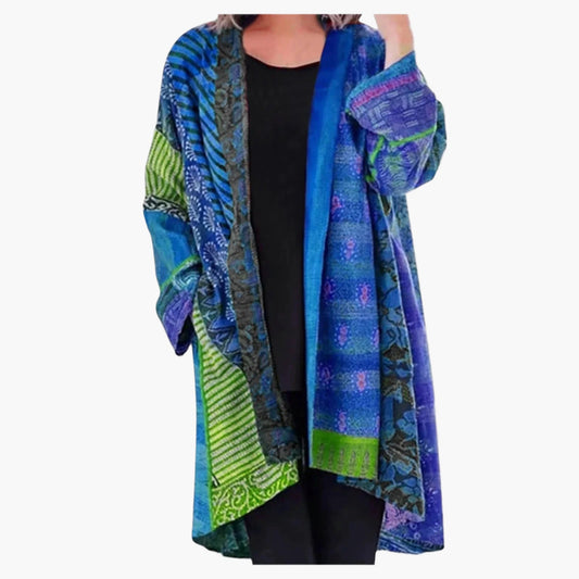 Dam Vintage Kimono Cardigan – Boho-stil för vardag & fritid