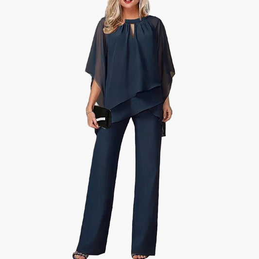 Dames Elegante Tweedelige Set – Stijlvolle Outfit voor Speciale Gelegenheden en Feestjes