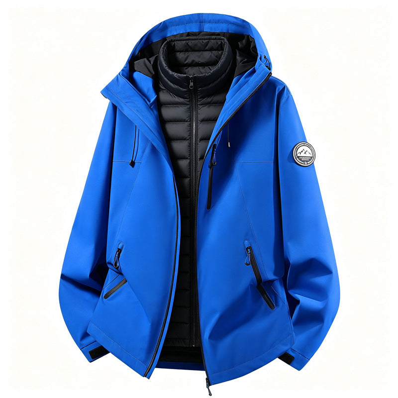 Softshell-outdoorjas voor dames met uitneembare binnenjas