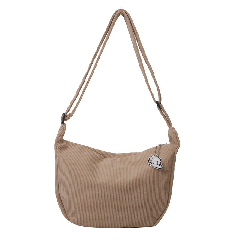 Jenny – Kunstzakte een-schouder messenger bag voor dames in casual stijl