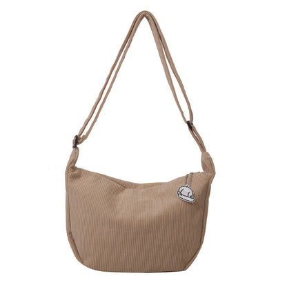 Jenny – Kunstzakte een-schouder messenger bag voor dames in casual stijl