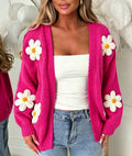 Laura | Oversized vest voor dames met lange mouwen
