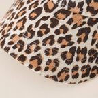 Baseballpet voor dames met luipaardprint