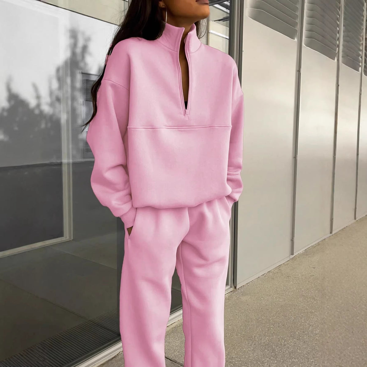 Oversized tweedelige set voor dames