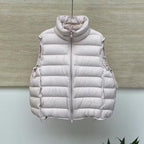 Lichte gewatteerde bodywarmer voor dames met tweewegrits