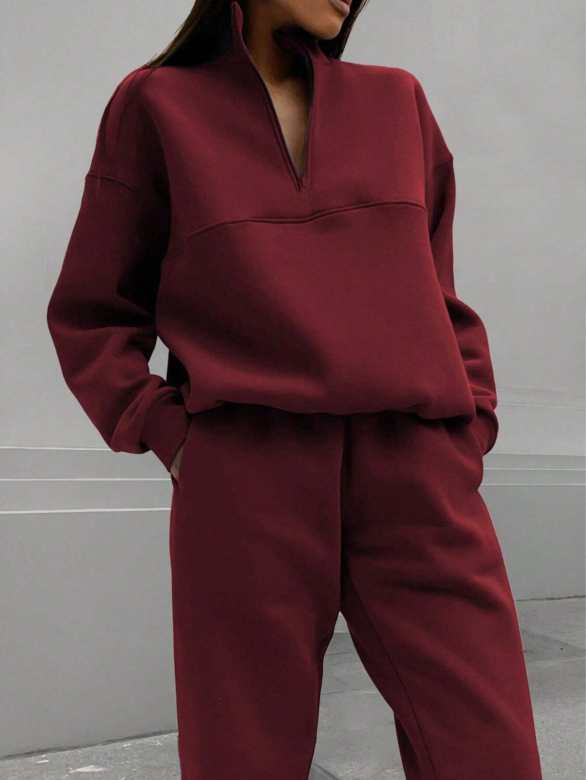 Oversized tweedelige set voor dames
