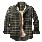 Overshirt voor heren met ruitpatroon en zakken