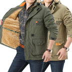 Parka voor heren met capuchon en zakken
