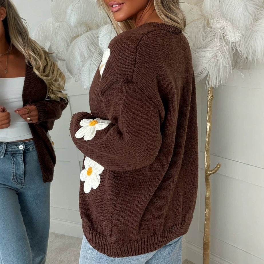 Laura | Oversized vest voor dames met lange mouwen
