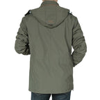 Parka voor heren met capuchon en zakken